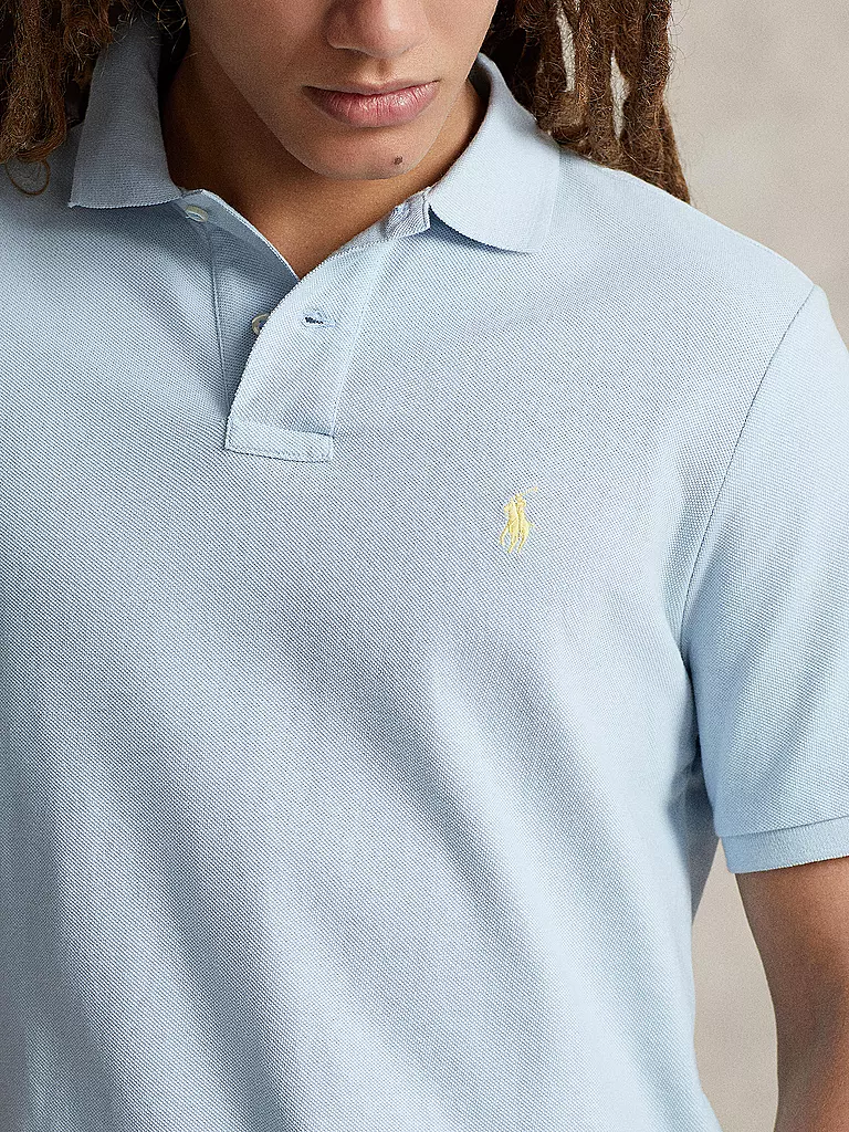 POLO RALPH LAUREN Poloshirt Custom Slim Fit hellblau