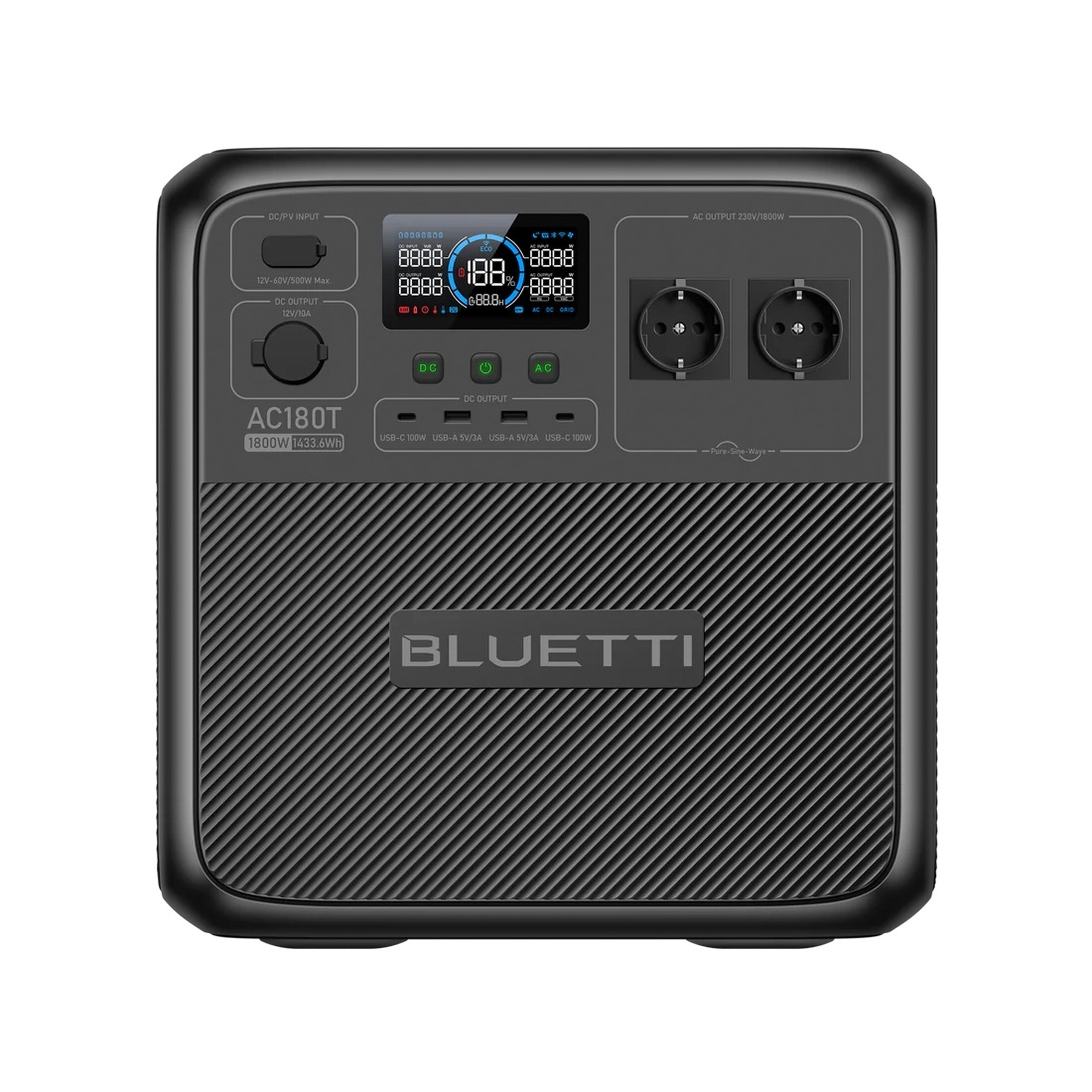 Bluetti AC180T tragbare Powerstation 1.800 W / 1.433 Wh