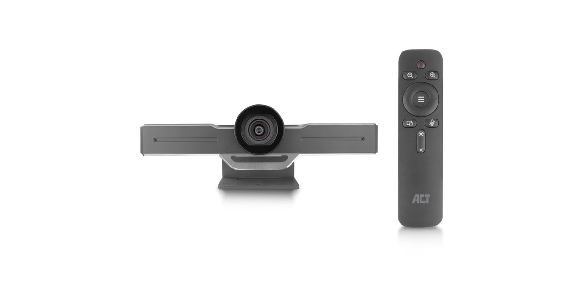 ACT ConnectivityFull HD Conference Camera met microfoon, pan, tilt en zoom webcam  (Zwart)