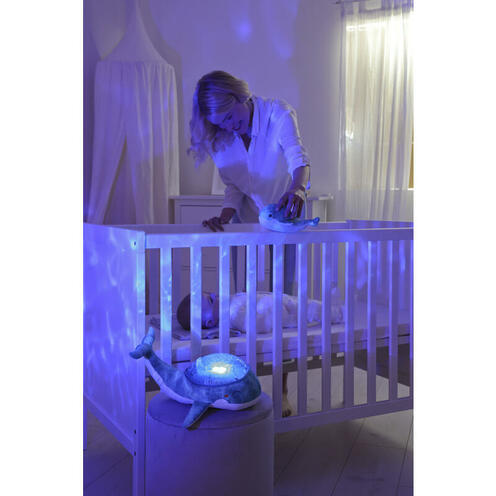 Peluche veilleuse Tranquil Whale™ Family Bleu - CLOUD B