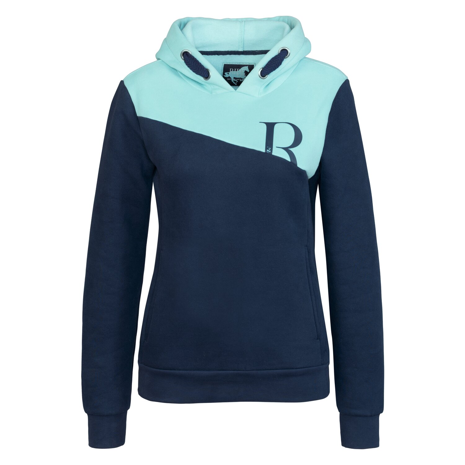 RIDE now Sweathoodie Color Blocking  - navy iced