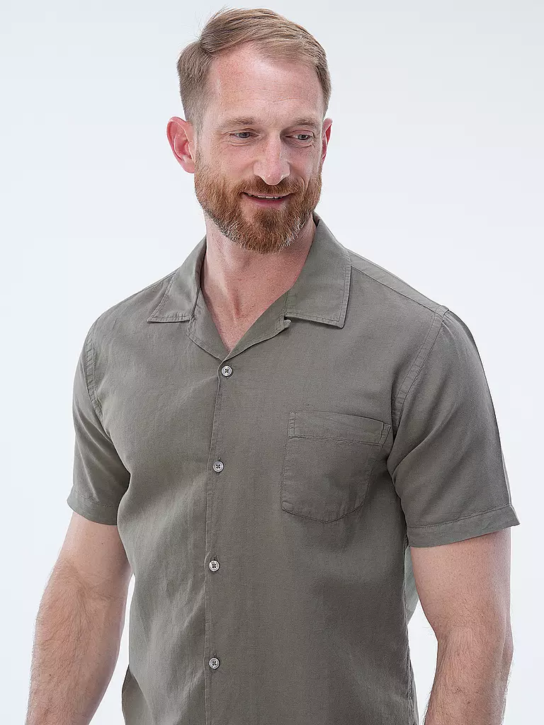 COLORFUL STANDARD Hemd Regular Fit  olive