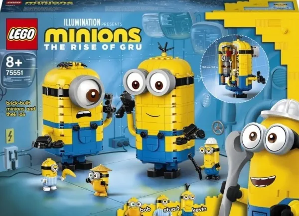 LEGO Minions 75551 Klodsbyggede Minions og deres tilholdssted