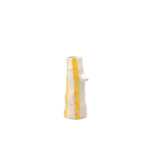 Villa Collection Næb Og Øjenvipper Vase, Gul