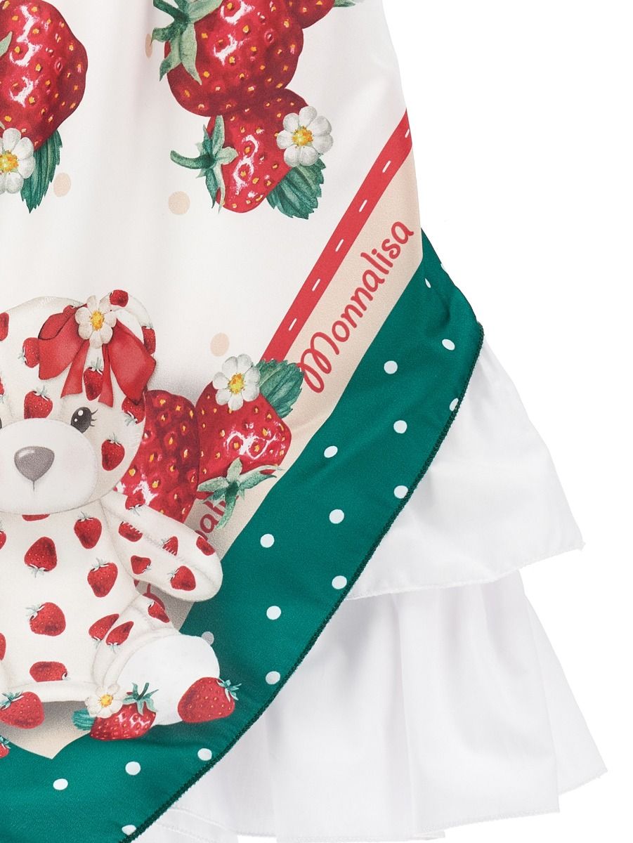 Monnalisa Strawberry Dress