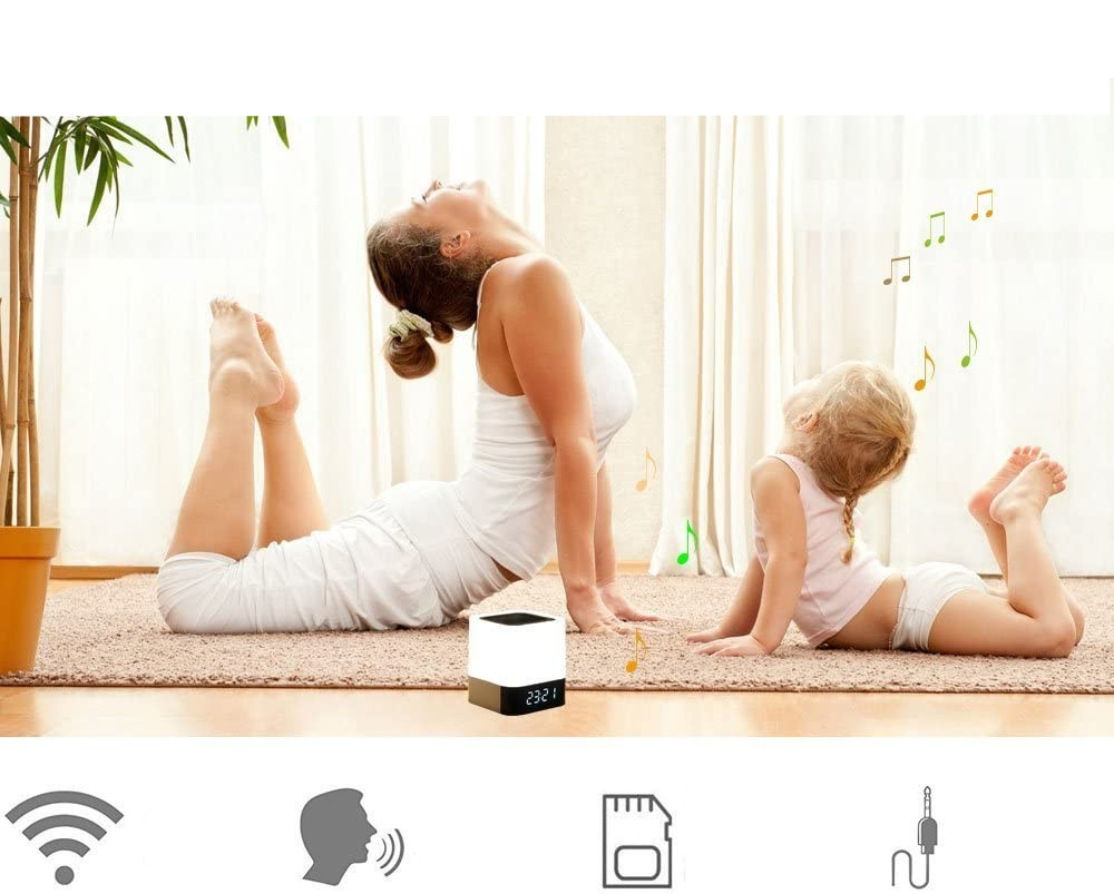 Smart Lampe Bluetooth Lautsprecher LED Stimmungsleuchte - Bunt
