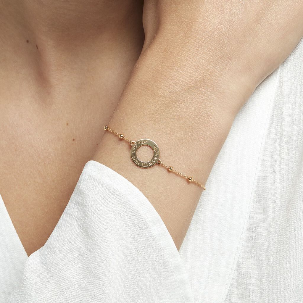 Bracelet Savas Plaqué Or Jaune