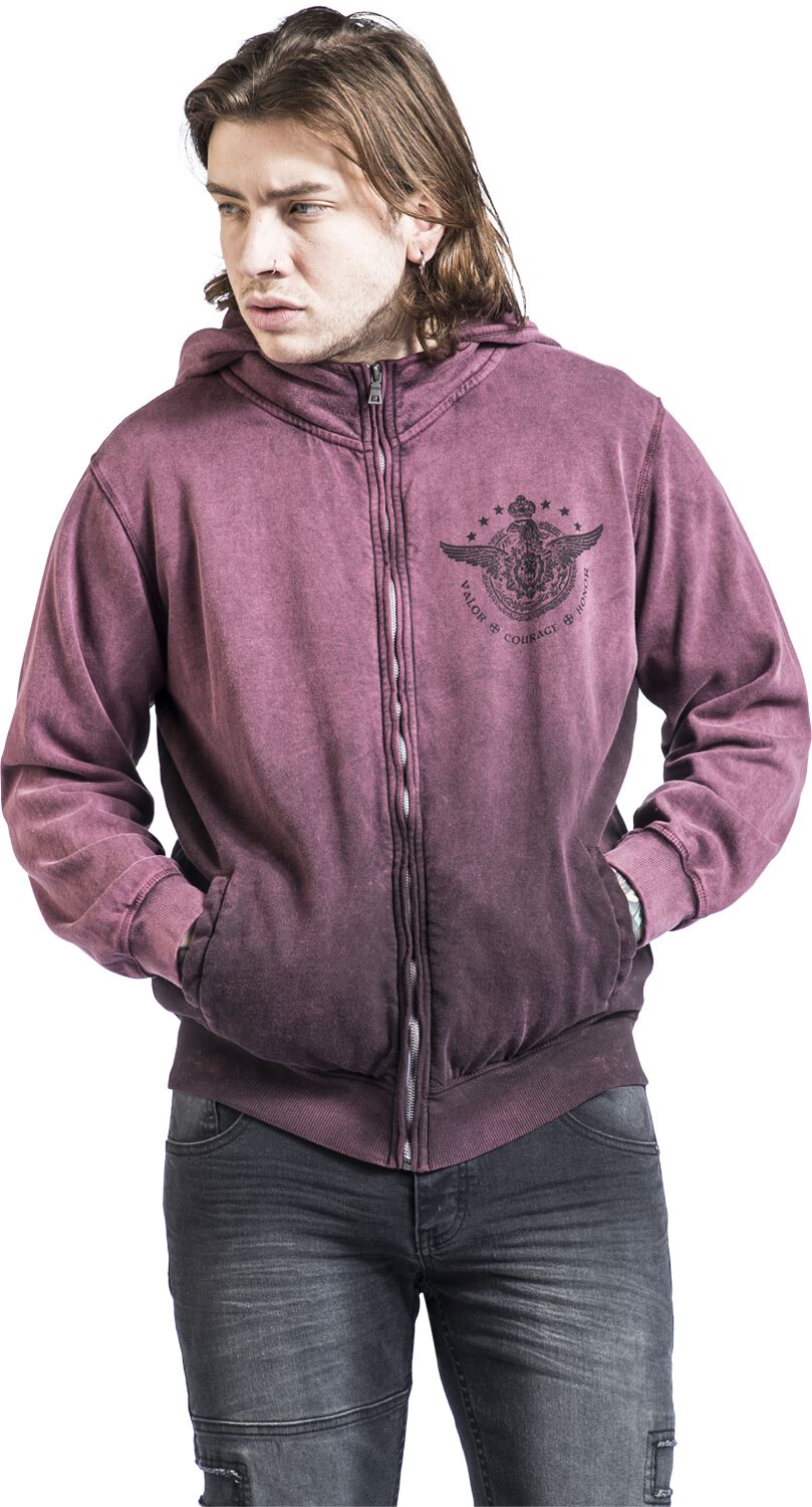 Valor Courage Honor | Sabaton Sweat-shirt zippé à capuche
