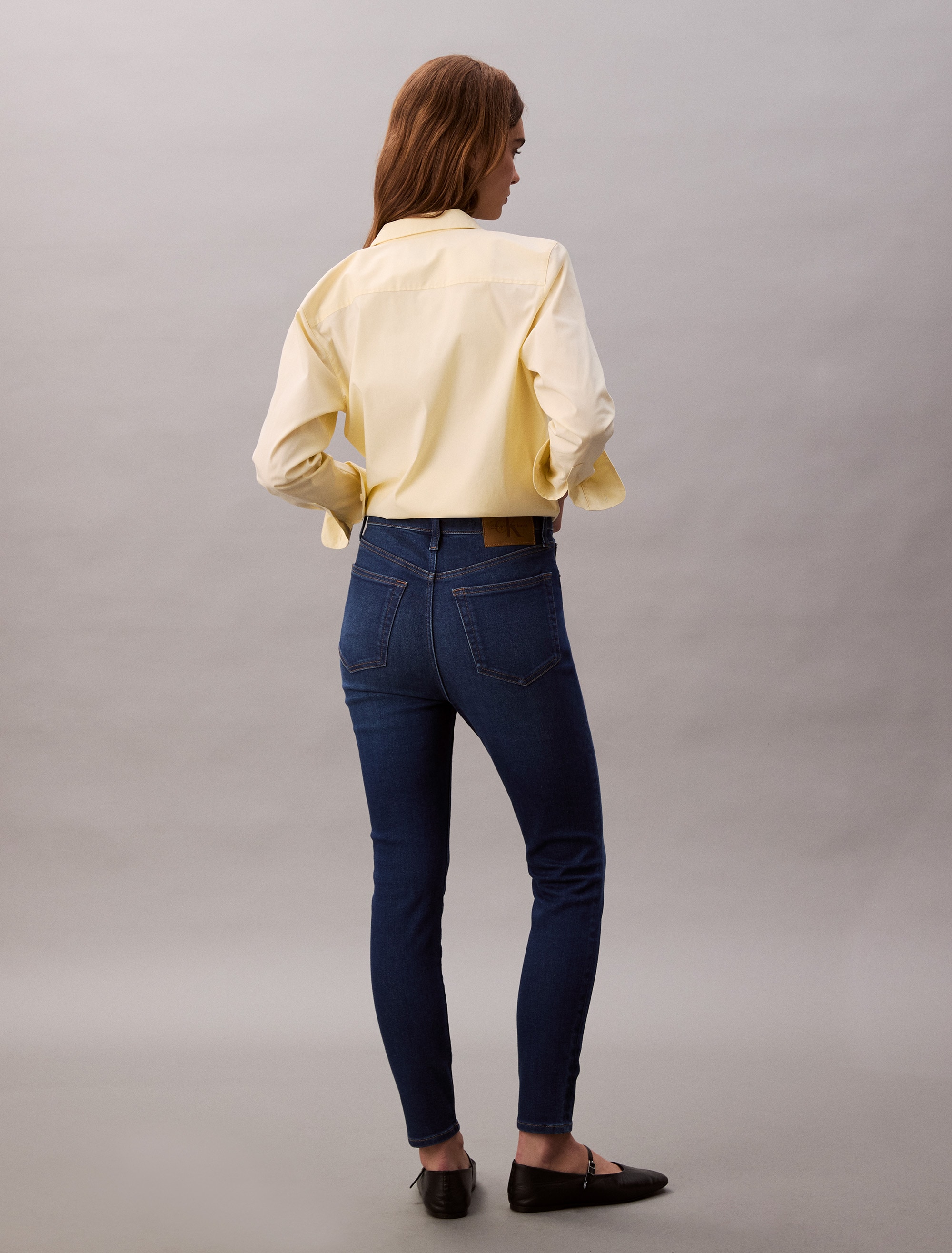 Calvin Klein Jeans Skinny-fit-Jeans »HGH RS SKNNY ANKL JN« Mit Gürtelschlaufen