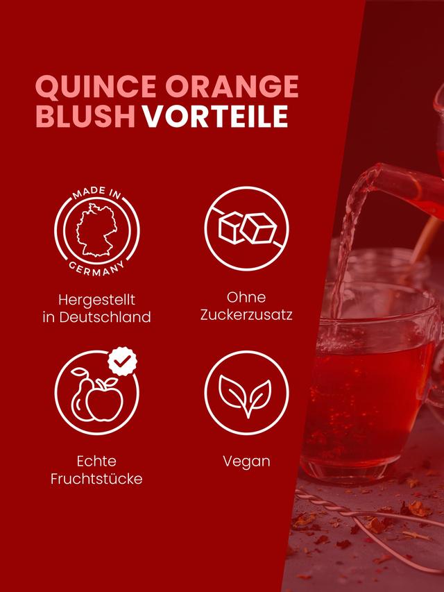 Früchtetee Quitte-Orange-Granatapfel, 3er-Set