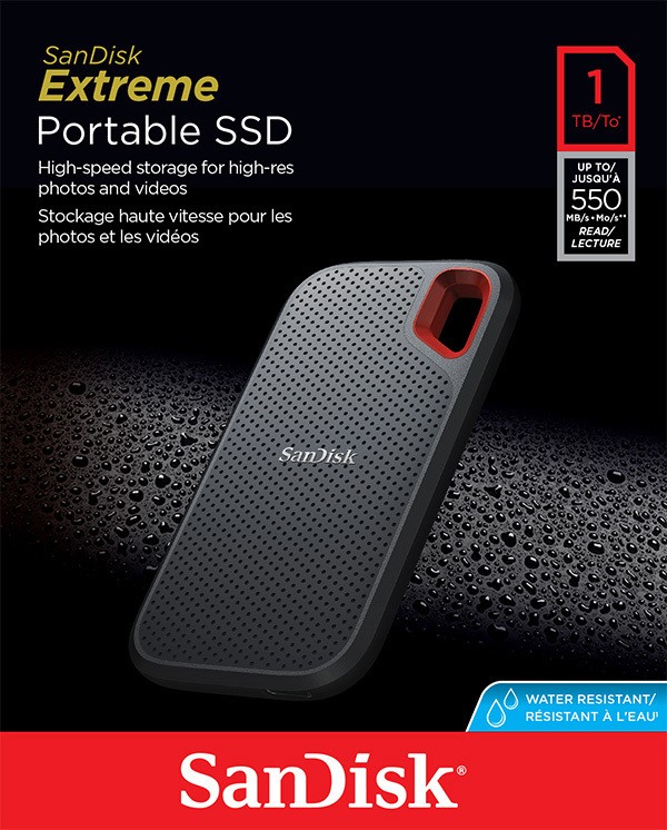 Sandisk EXTREME - 1 To - 2.5'' USB 3.1 - 550 Mo/s