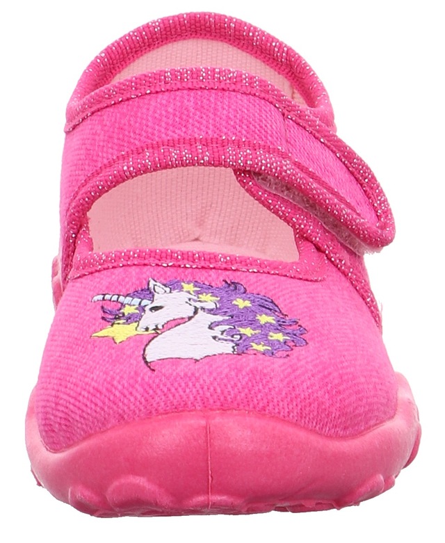 Superfit Hausschuh »BONNY WMS: Mittel«  Kindergartenschuh mit Einhorn-Motiv, Grössenschablone zum Download