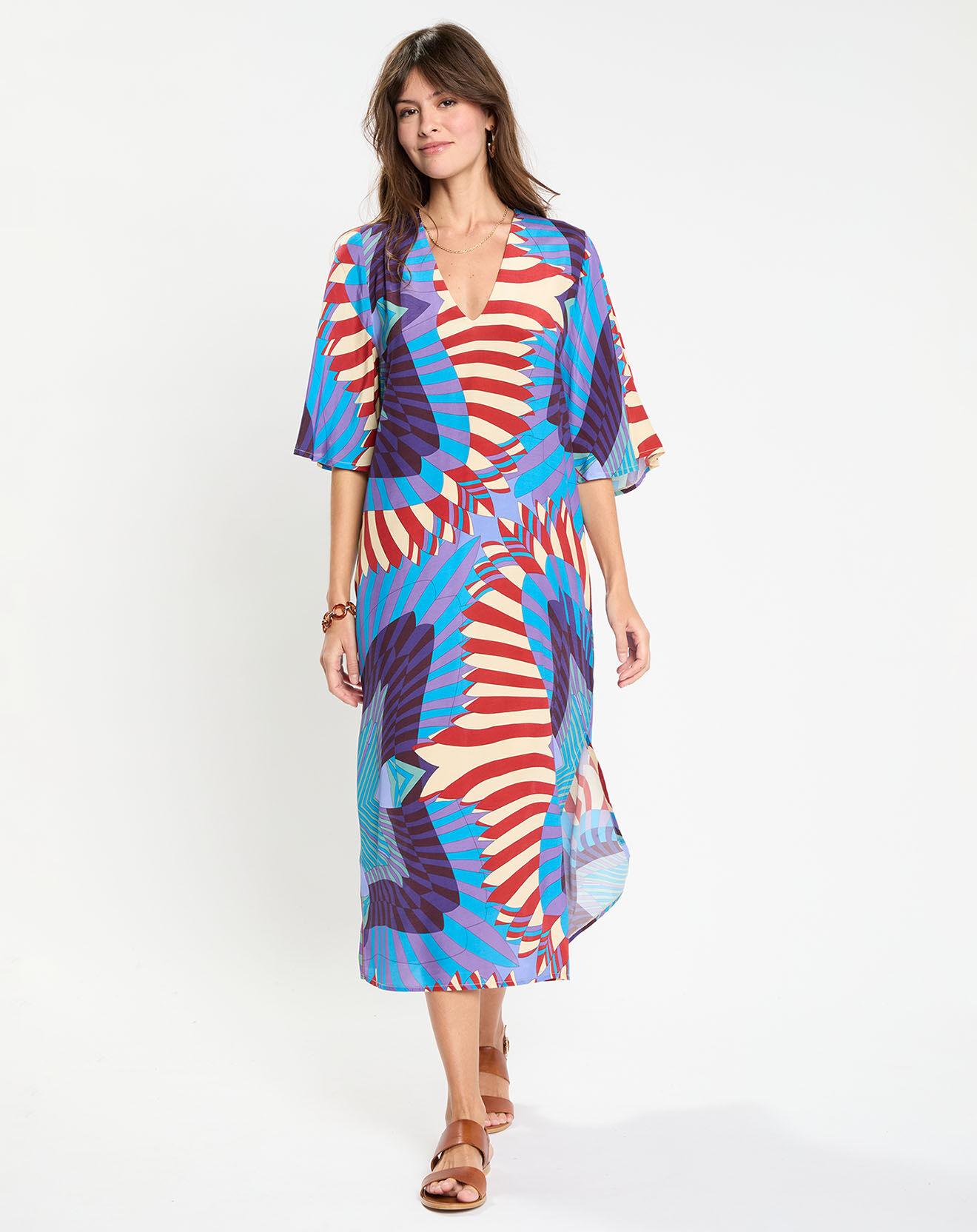 Lauren Vidal Robe Luna multicolore
