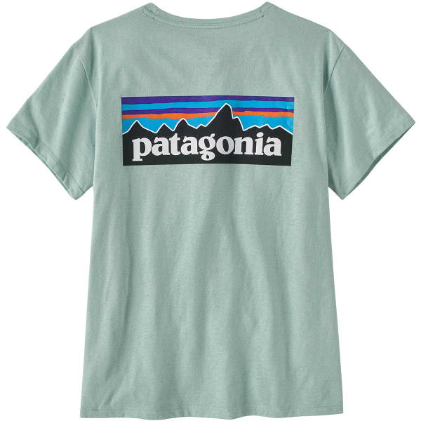 T-shirt PATAGONIA W'S P-6 LOGO RESPONSIBILI-TEE WISPY GREEN