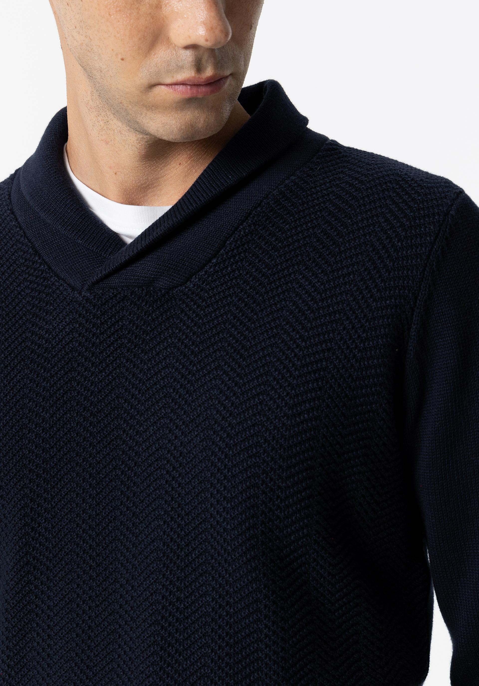Camisola de Malha Decote Envolvente