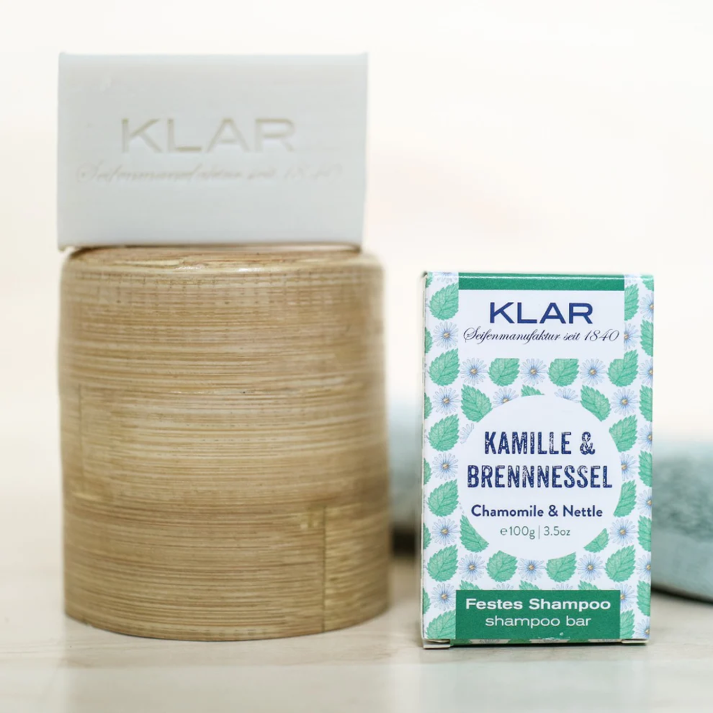 KLAR  Festes Shampoo Kamille & Brennnessel, 100 g
