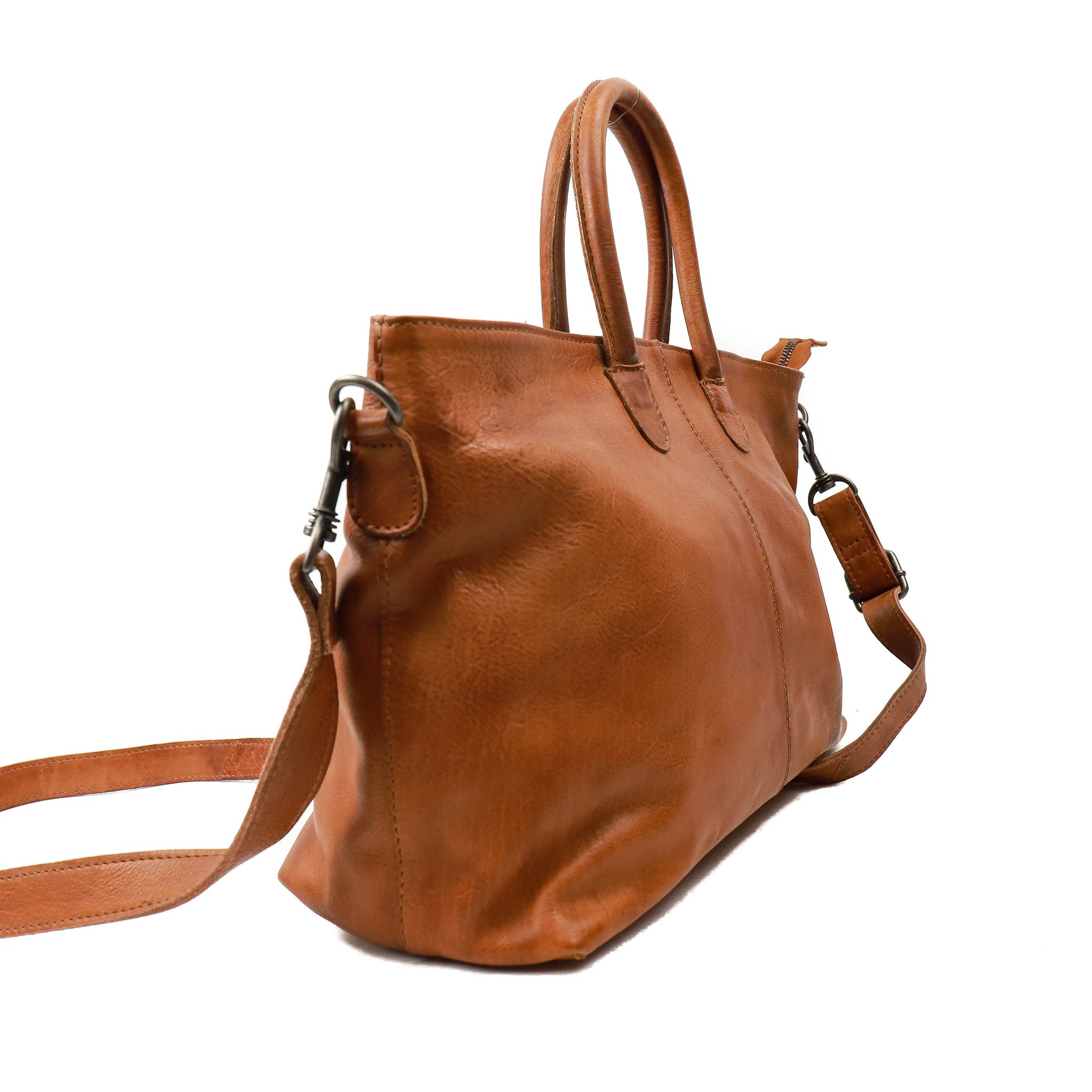 Bear Design Callisto Pelle Handtas Zavia Cognac CP2177