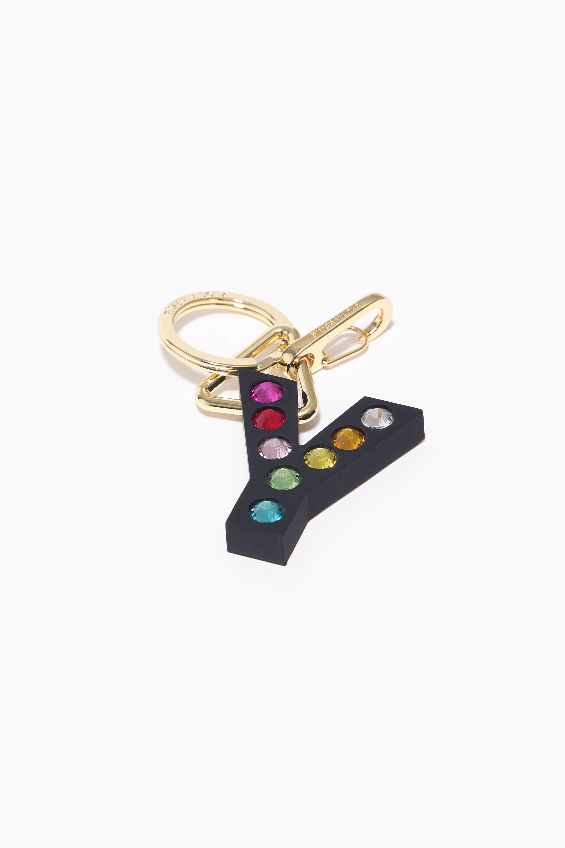 Chaveiro de silicone com a letra Y