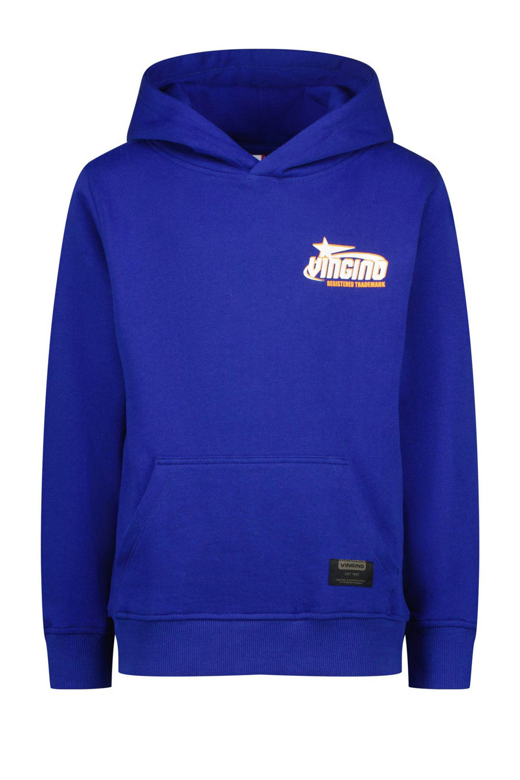 Vingino hoodie Nar met backprint hardblauw