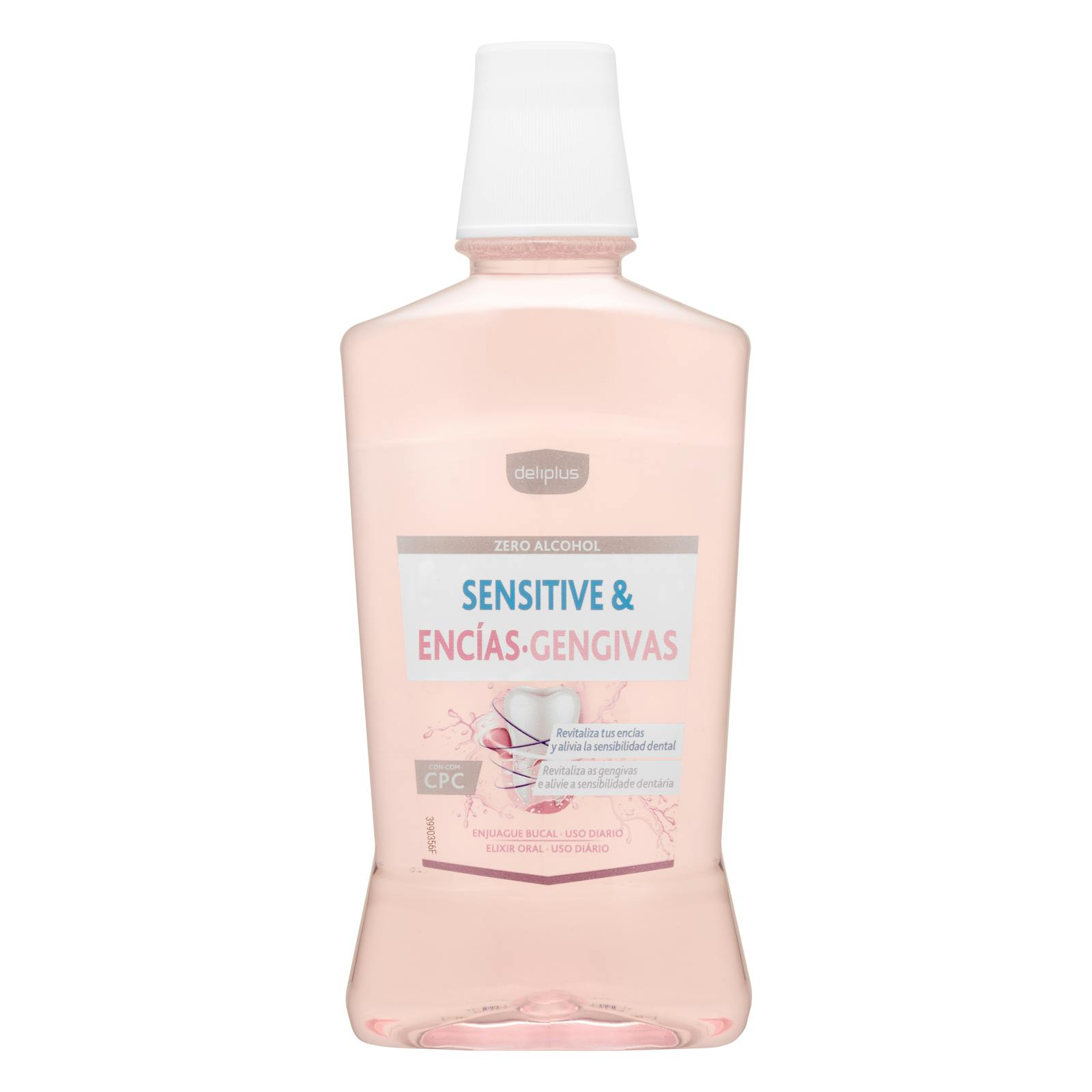 Bain de bouche Deliplus Sensitive & Gum sans alcool