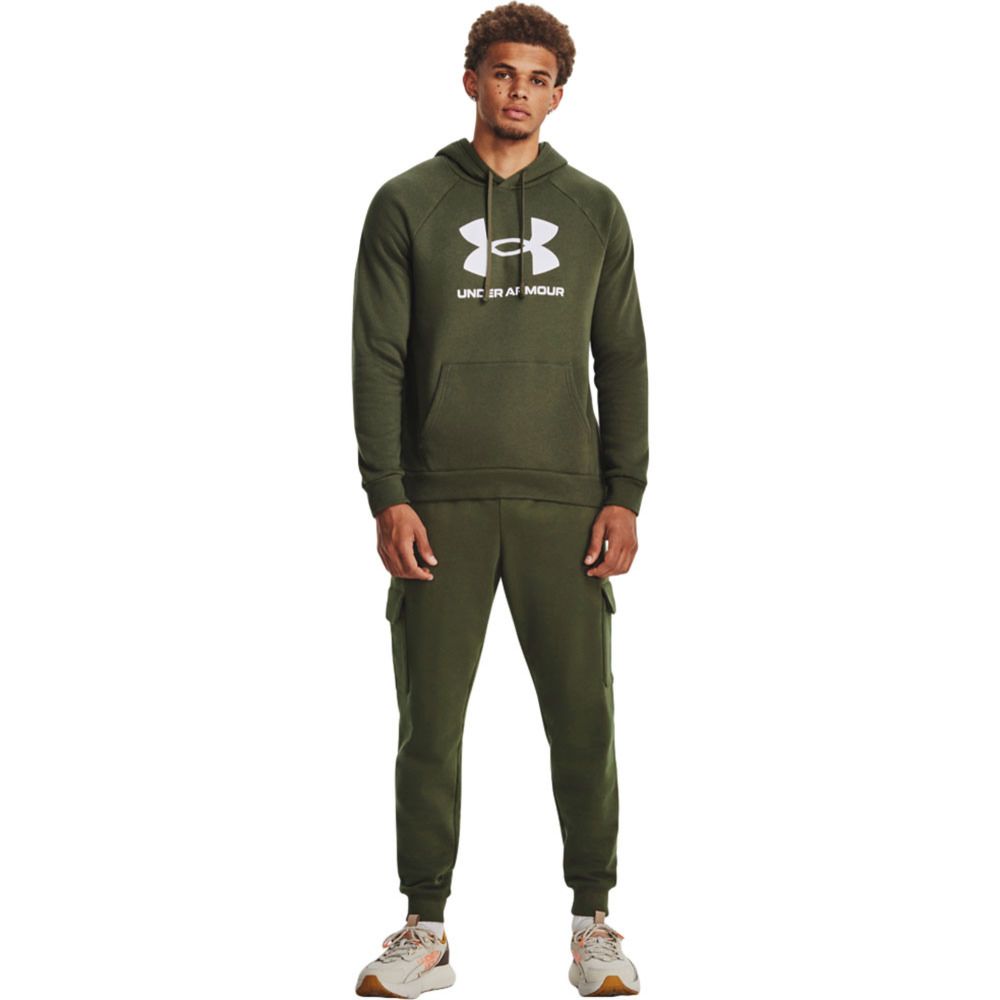 Under Armour RIVAL LOGO - Sweat Homme vert