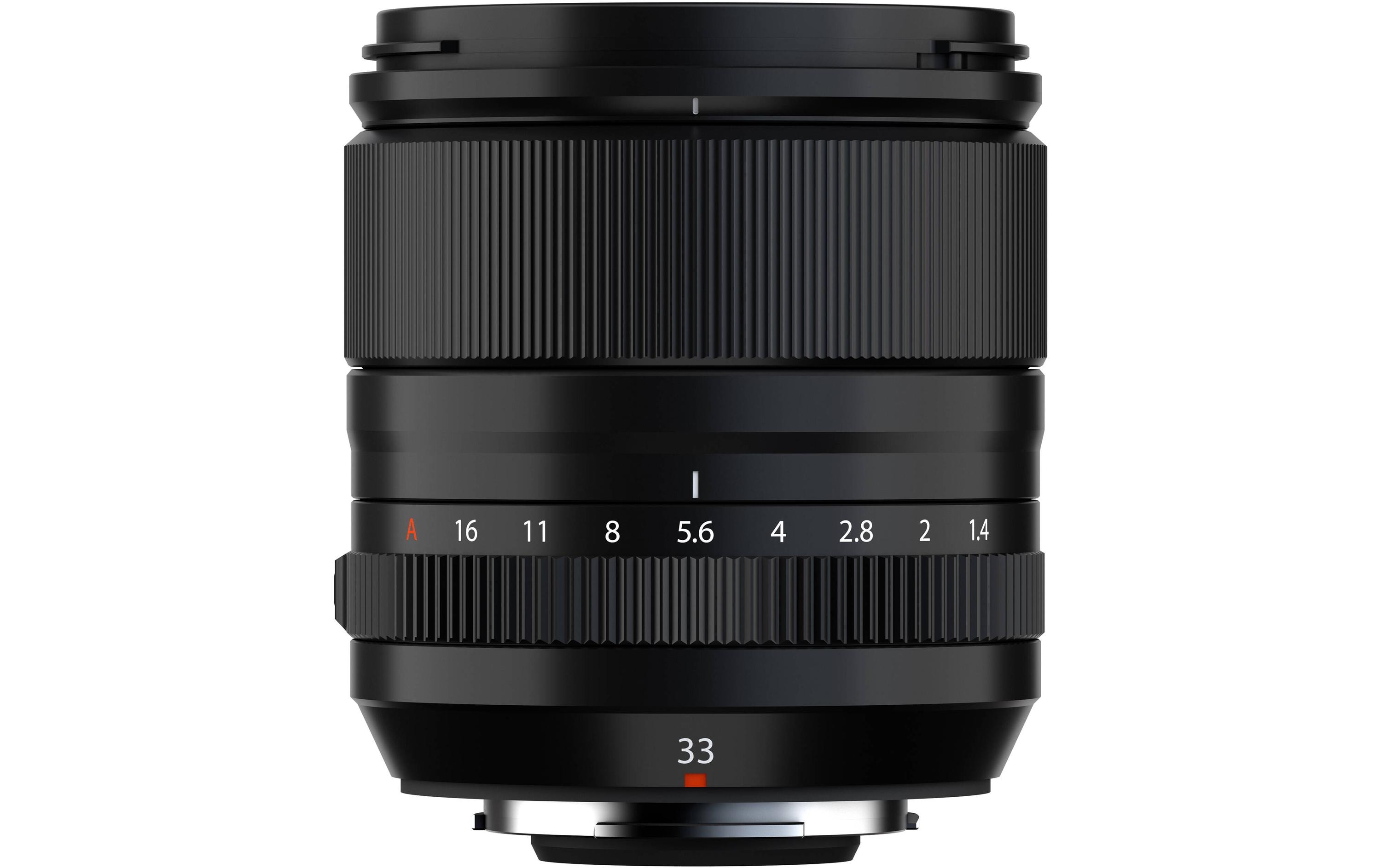 Festbrennweite FUJINON XF 33mm F/1.4 R LM WR X-Mount<br>Standardobjektiv mit hoher Auflösung und schnellem Autofokus