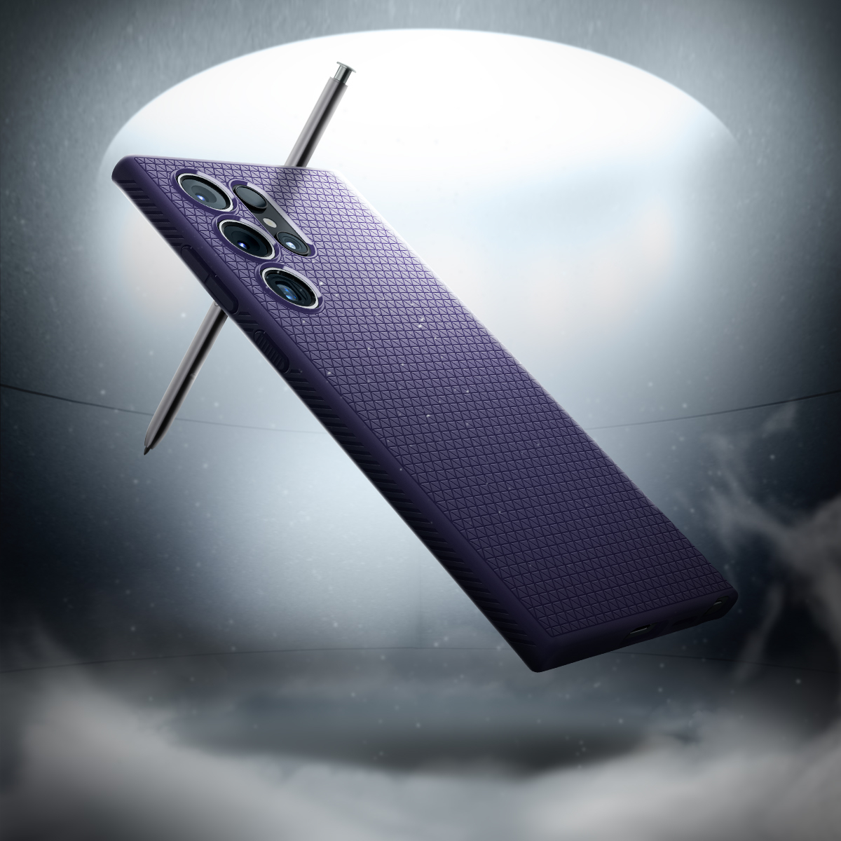 Samsung Galaxy S24 Ultra Liquid Air Case Gummi Hülle (ACS07449) - Deep Purple