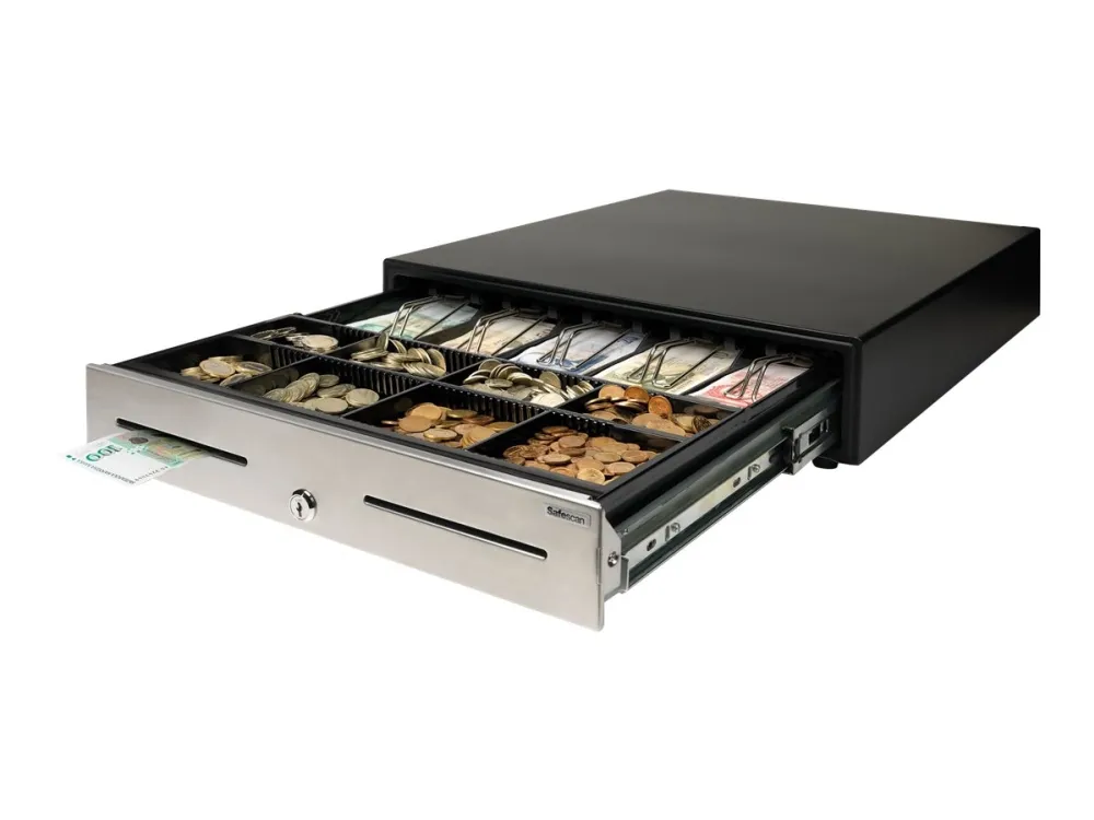 Safescan HD-4646S - Cash Drawer - sort, sølv