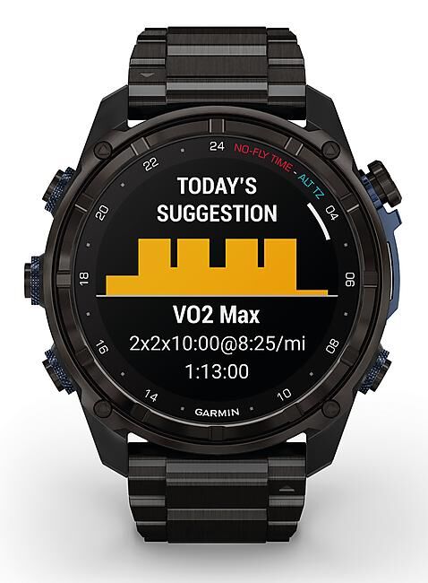 GARMIN - ORDINATEUR DE PLONGEE DESCENT MK3i BRACELET TITANE