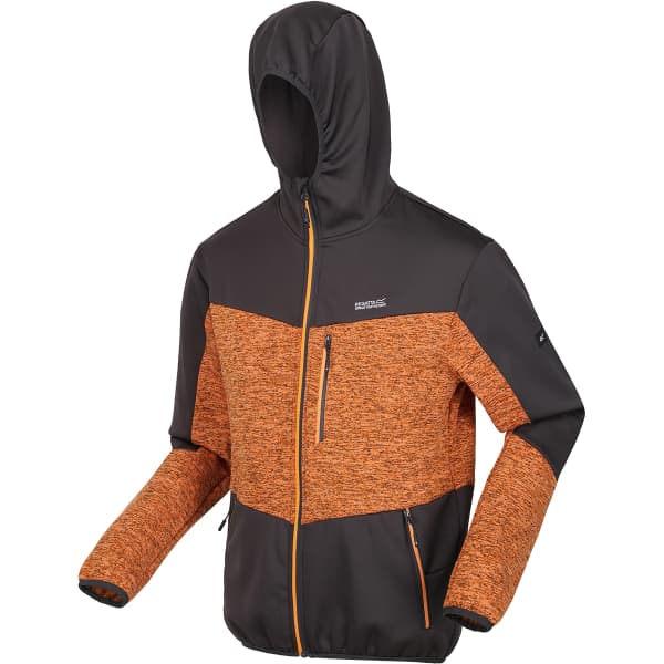 Veste polaire randonnée REGATTA CADFORD V ORANGE PEPPER/ASH