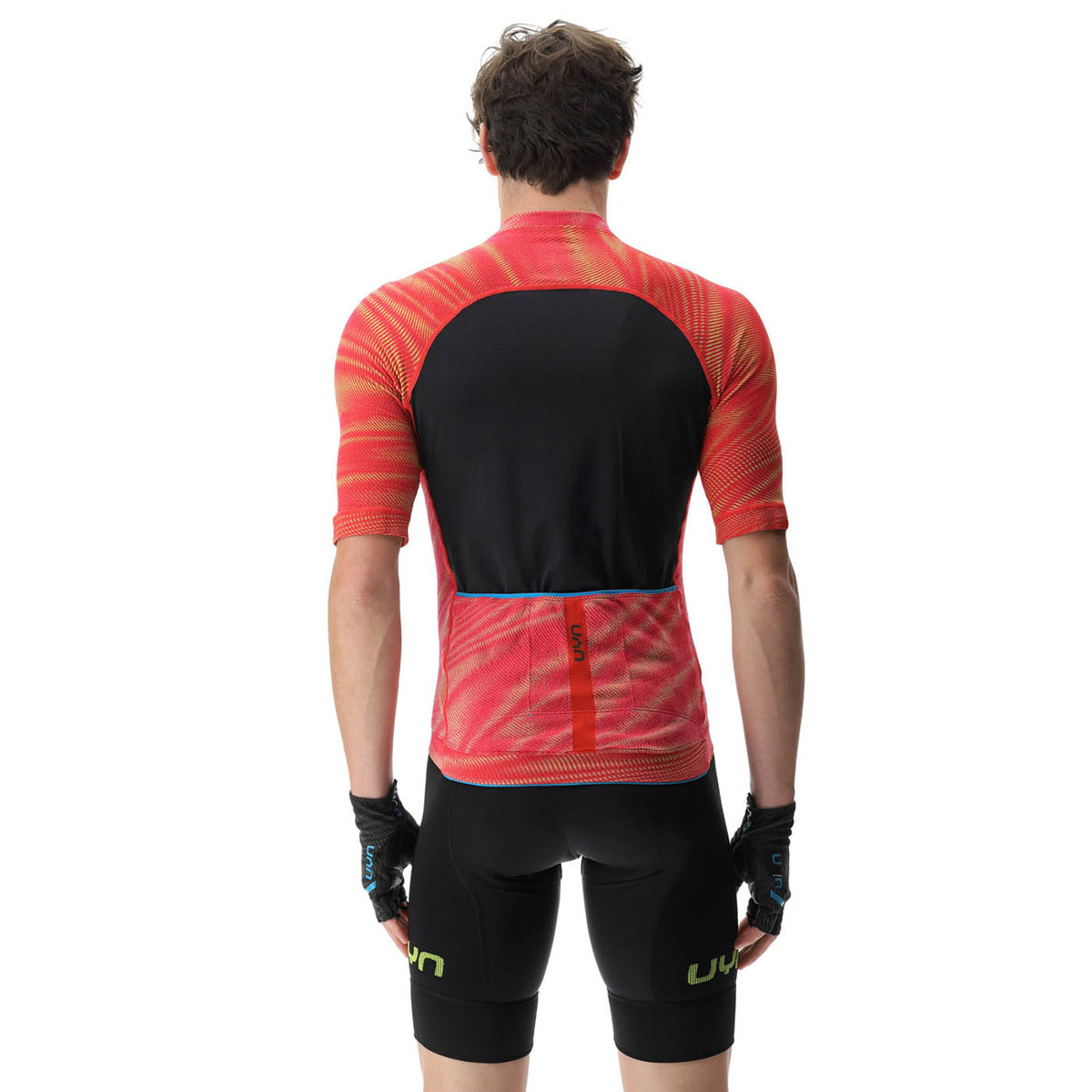 UYN Wave OW Fietsshirt Korte Mouwen Rood/Roze Heren