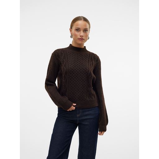 Vero Moda Universe Striktrøje, Chocolate Torte, XL
