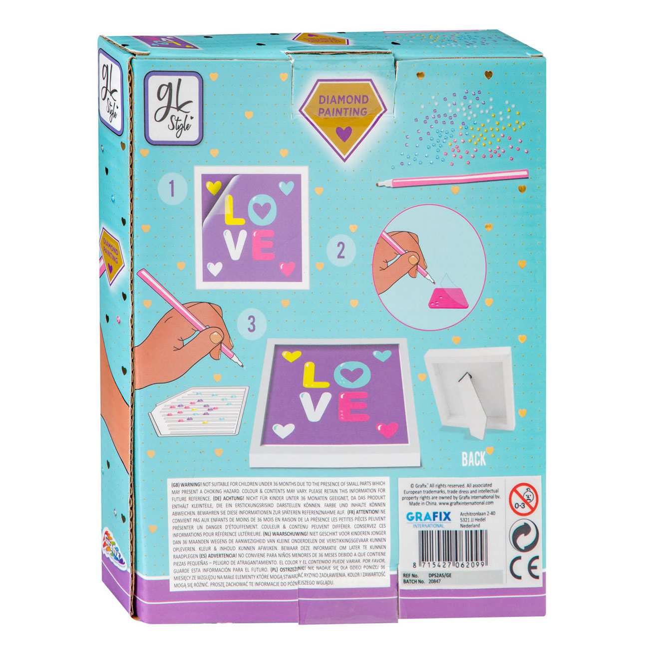 Knutselset Diamond Painting ' LOVE '