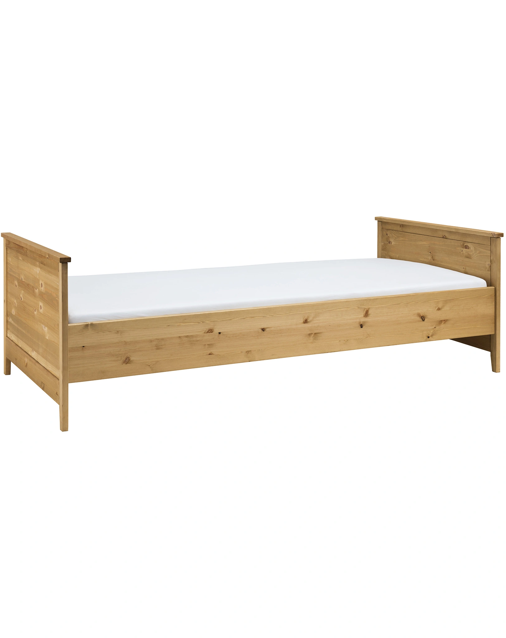 Kinderbett SOLVITA 90 x 200 cm (Farbe: laugenfarbig)