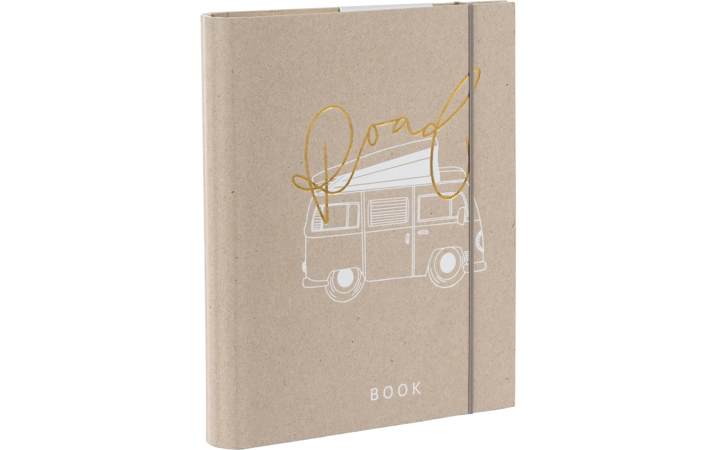 Goldbuch Notizbuch »Ringbuch Road Trip Braun«
