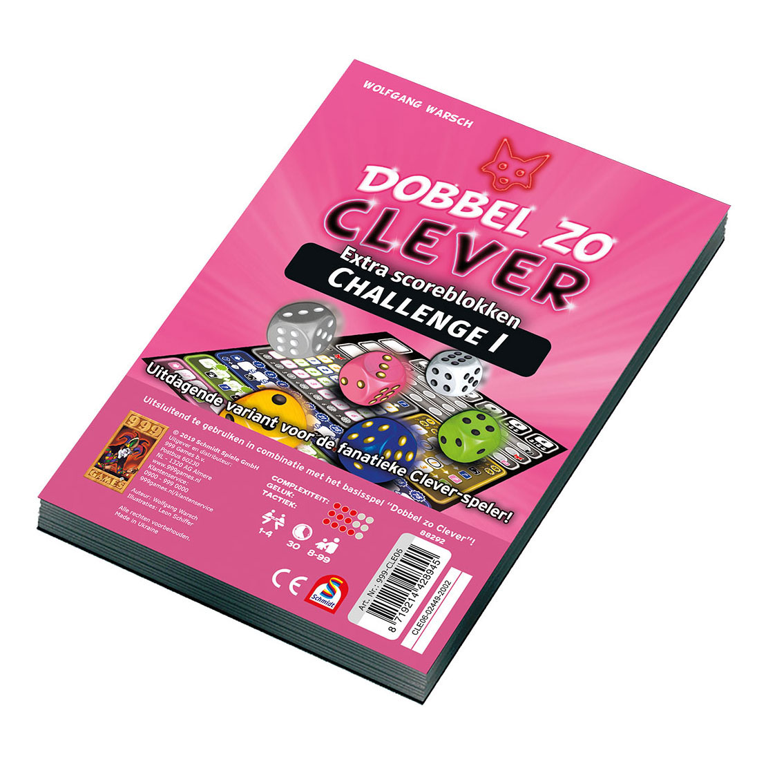 ScoreblokkenDobbel zo Clever Challenge
