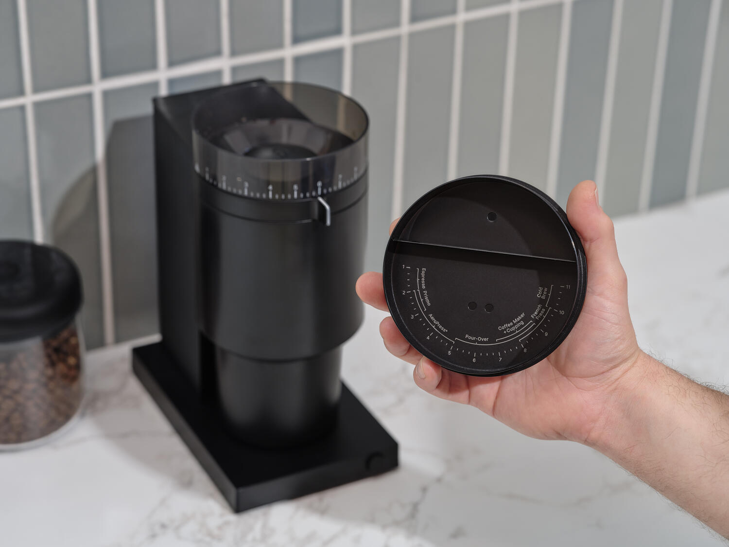 Fellow  Opus Conical Burr kaffekværn - Matte Black