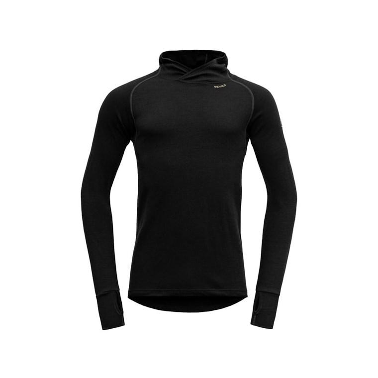 Devold Expedition Man Hoodie Black