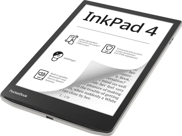 PocketBook InkPad 4 - eBook læser - Linux 3.10.65 - 32 GB - 7.8