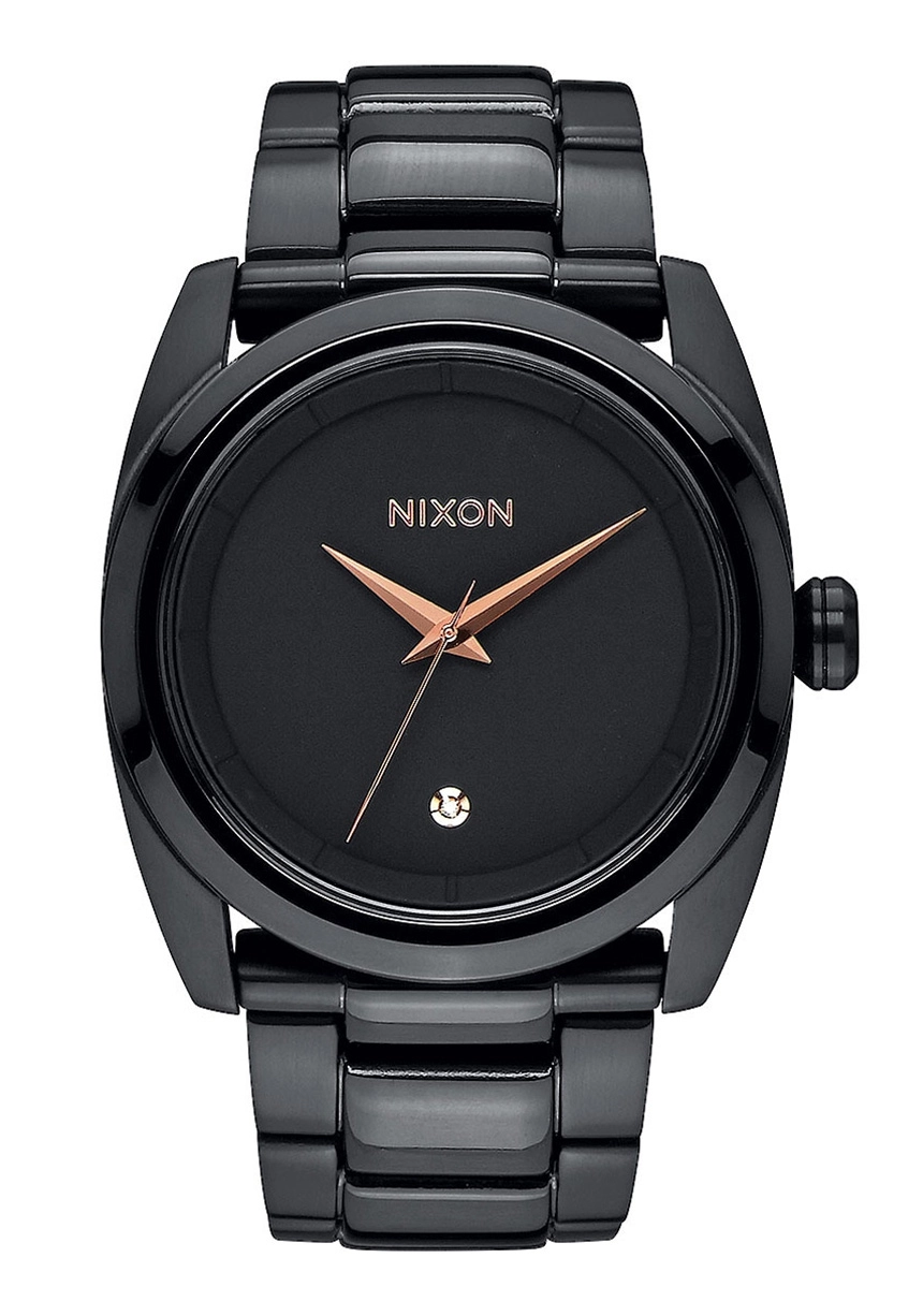 Nixon The Queenpin All Black Damenuhr A935001
