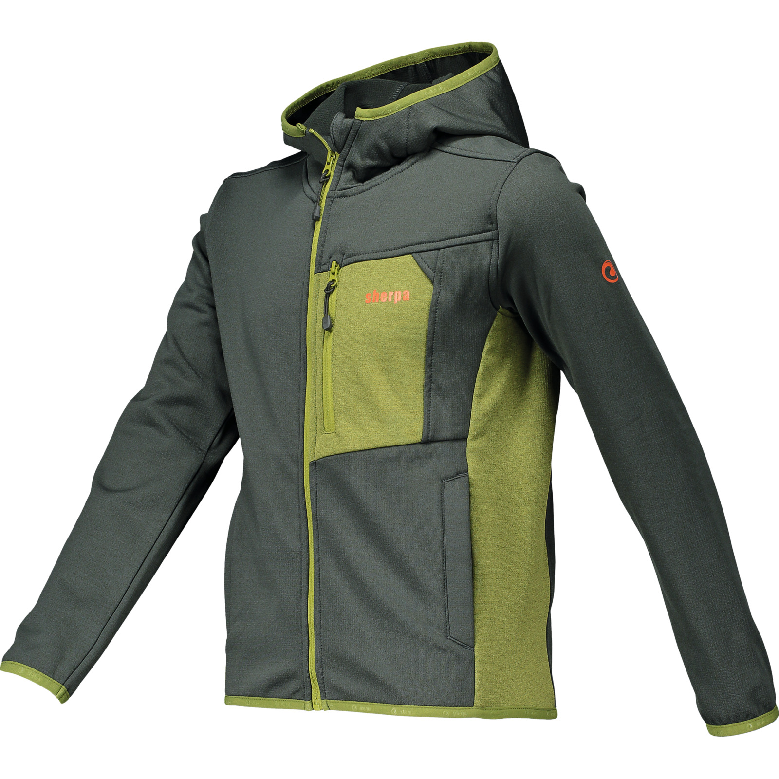 Sherpa Kinder-Fleecejacke Loden olive