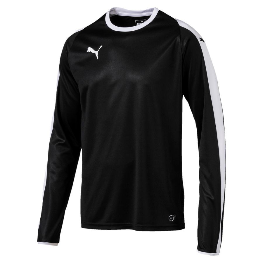 PUMA Maillot LIGA - Noir/Blanc Manches Longues