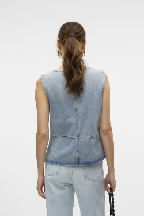 Vero Moda blauwe dames gilet