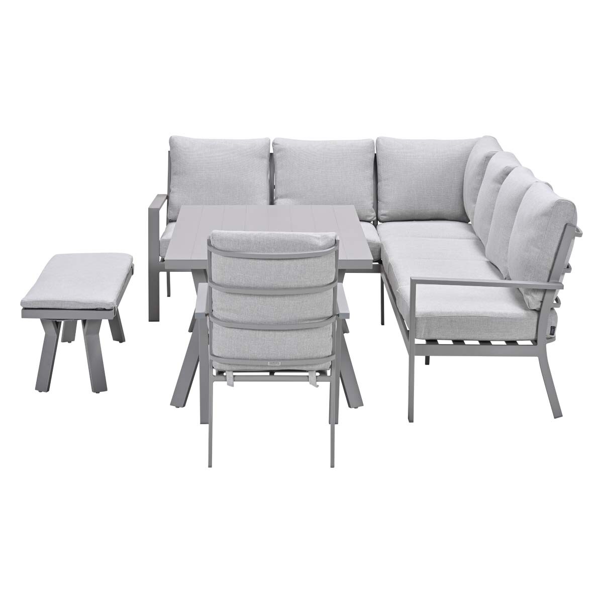 Garden Impressions Senja 5-delige lounge-diningset