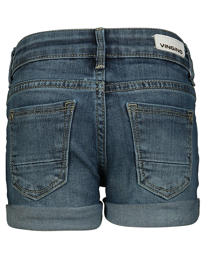 Jeans-Shorts DAMARA in mid blue wash