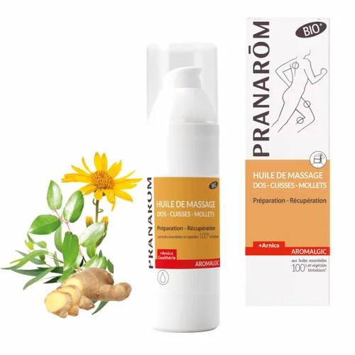 Huile de massage - Dos - cuisses - mollets - 100 ml