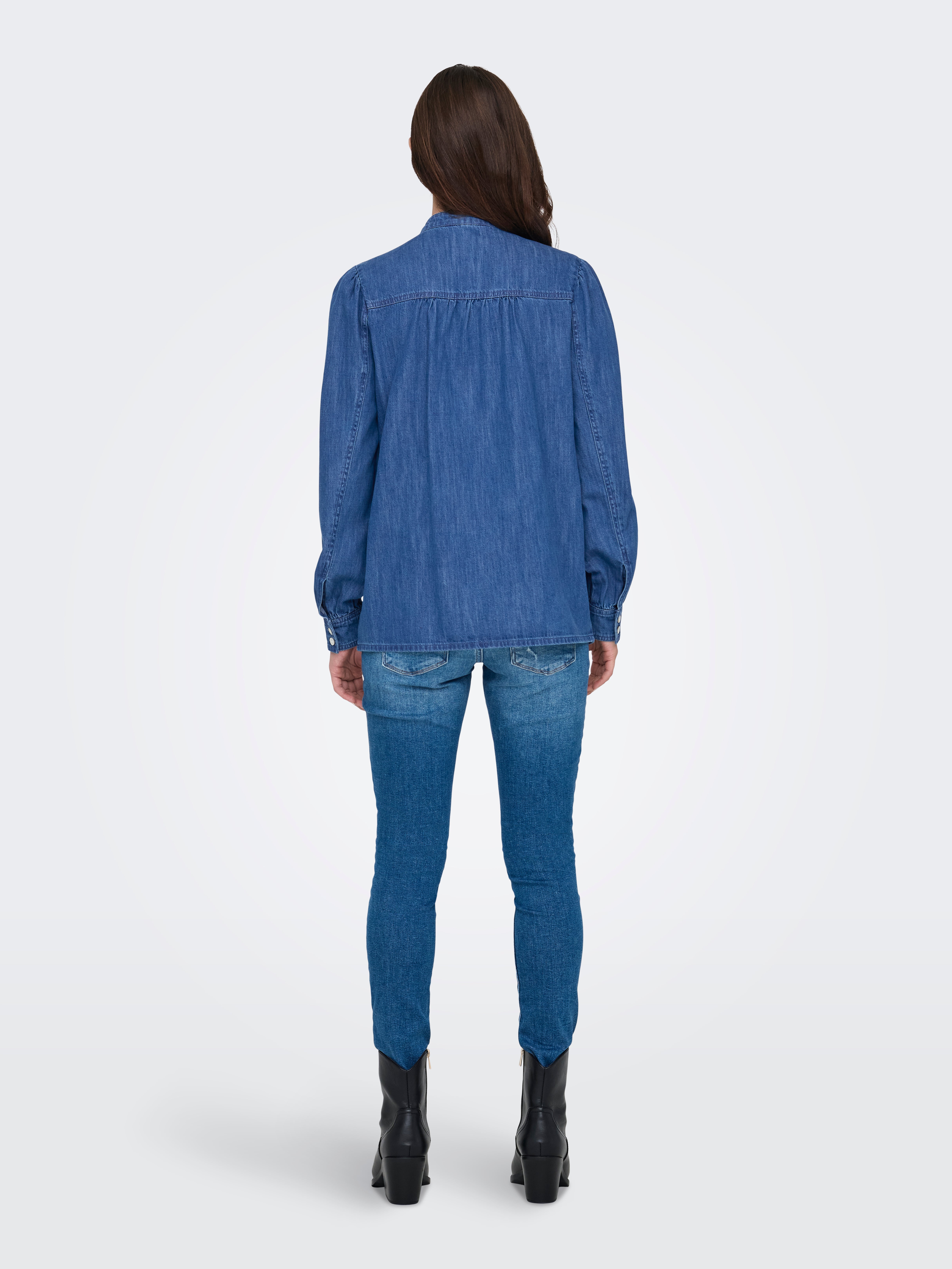 ONLAKIRA Jeanshemd Medium Blue Denim