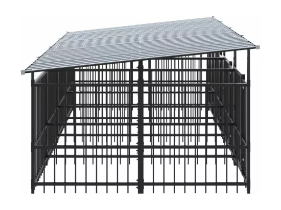 Chenil cage enclos pac noire 394 x 198 x 128 cm 02_0041770