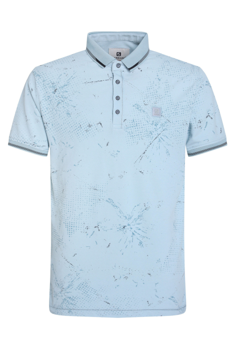 Gabbiano blauwe heren polo