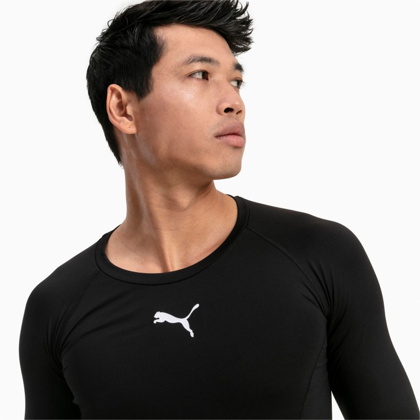 PUMA LIGA Ondershirt Lange Mouwen Zwart